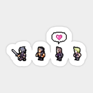 Pixel Ignis Love Sticker